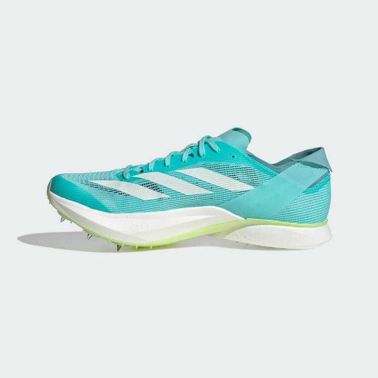 adidas adidas Adizero Avanti Spike-Schuh Laufschuhe Herren - Flash Aqua / Zero Metalic / Lucid Lemon - 5 | SportScheck