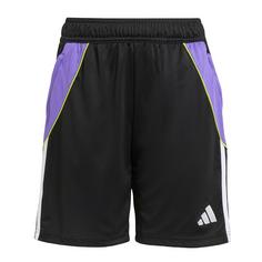 adidas Tiro 24 Kids Trainingsshorts Fußballshorts Kinder Black / Purple Rush