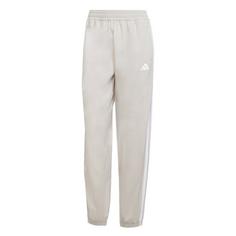 adidas Train Essentials 3-Streifen Woven Hose Trainingshose Damen Beige / White