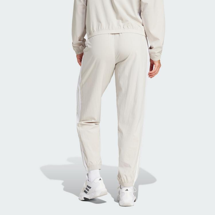 adidas adidas Train Essentials 3-Streifen Woven Hose Trainingshose Damen - Beige / White - 1 | SportScheck