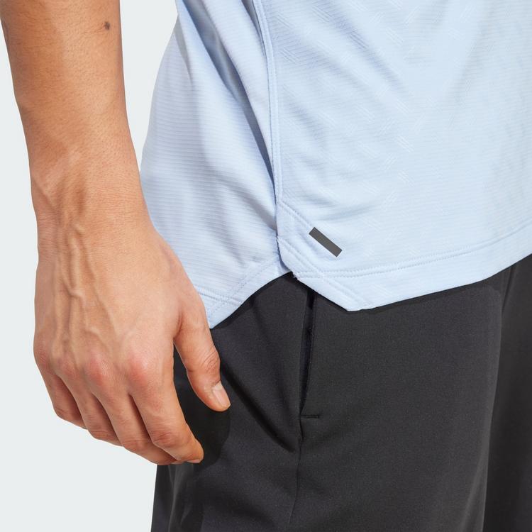 adidas adidas PrimeLift 3-Streifen T-Shirt Funktionsshirt Herren - Glow Blue - 1 | SportScheck