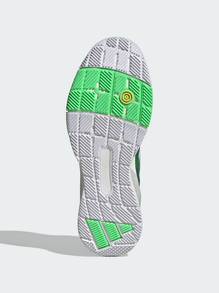 adidas adidas Crazyquick Padel-Schuh Tennisschuhe - Cloud White / Aurora Ivy / Lime Burst - 2 | SportScheck