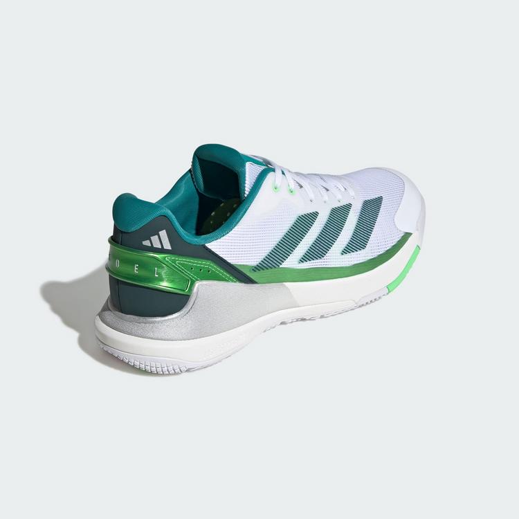 adidas adidas Crazyquick Padel-Schuh Tennisschuhe - Cloud White / Aurora Ivy / Lime Burst - 4 | SportScheck