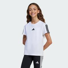 Rückansicht von adidas Essentials Kids T-Shirt Funktionsshirt Kinder White / Black