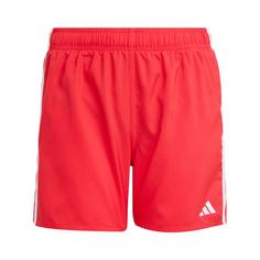 adidas 3-Streifen Kids Badeshorts Badeshorts Kinder Pure Ruby / White