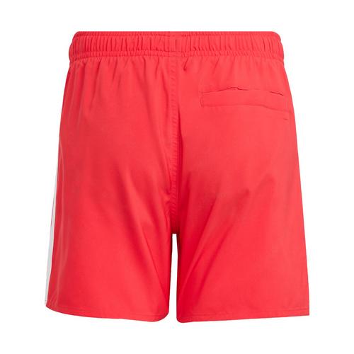 Rückansicht von adidas 3-Streifen Kids Badeshorts Badeshorts Kinder Pure Ruby / White