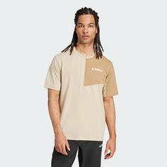 Rückansicht von adidas Terrex Multi Climacool T-Shirt Funktionsshirt Herren Savanna