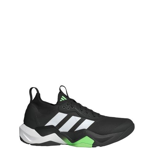 Rückansicht von adidas Rapidmove ADV 2 Schuh Fitnessschuhe Herren Core Black / Cloud White / Lime Burst
