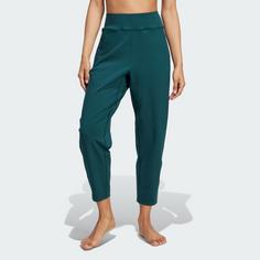 Rückansicht von adidas All Me Yoga Hose Trainingshose Damen Aurora Ivy