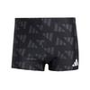 adidas Logo Graphic 2 Inch Boxer-Badehose Badehose Herren - Black / Carbon