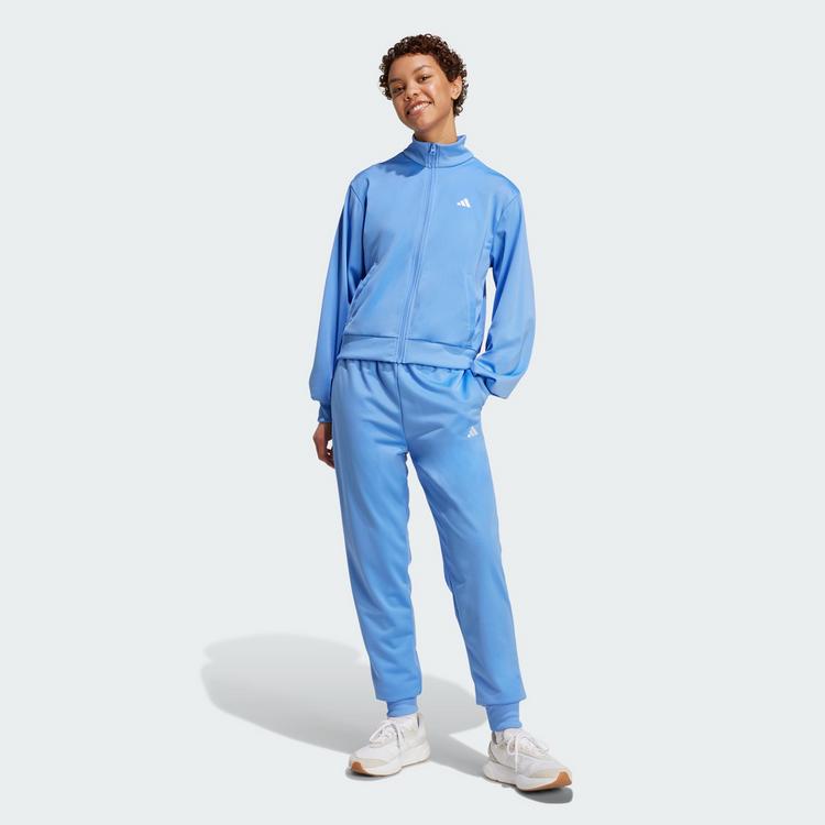 adidas adidas Essentials Feel Cozy Trainingsanzug Trainingsanzug Damen - Blue Fusion - 0 | SportScheck