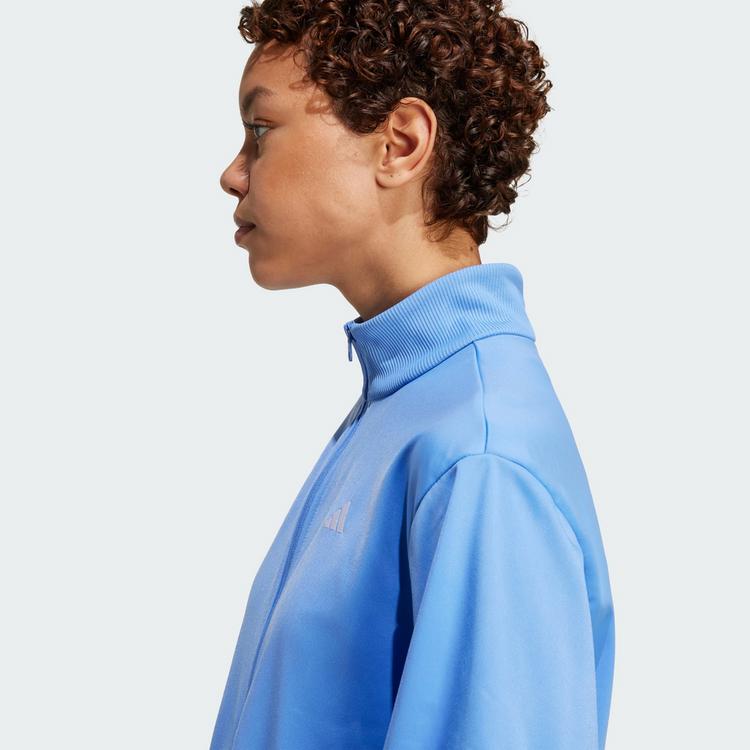 adidas adidas Essentials Feel Cozy Trainingsanzug Trainingsanzug Damen - Blue Fusion - 0 | SportScheck