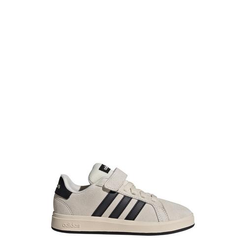 Rückansicht von adidas Grand Court 00s Kids Schuh Sneaker Kinder Wonder White / Core Black / Wonder White