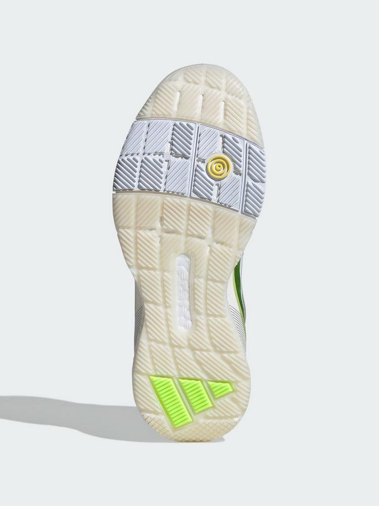 adidas adidas Crazyquick BOOST Padel-Schuh Tennisschuhe Damen - Cloud White / Zero Metalic / Lucid Lemon - 2 | SportScheck