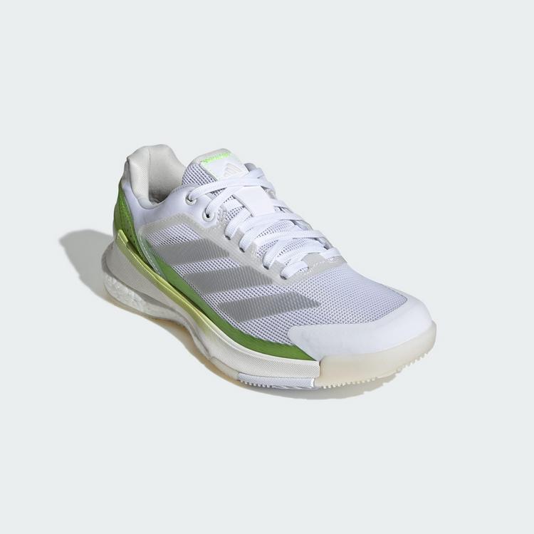 adidas adidas Crazyquick BOOST Padel-Schuh Tennisschuhe Damen - Cloud White / Zero Metalic / Lucid Lemon - 3 | SportScheck