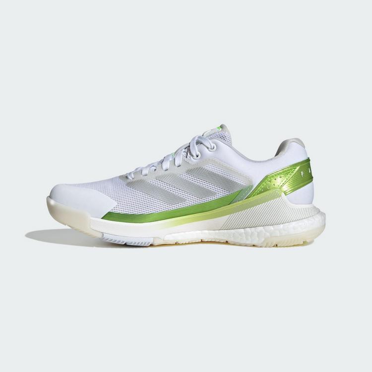 adidas adidas Crazyquick BOOST Padel-Schuh Tennisschuhe Damen - Cloud White / Zero Metalic / Lucid Lemon - 5 | SportScheck
