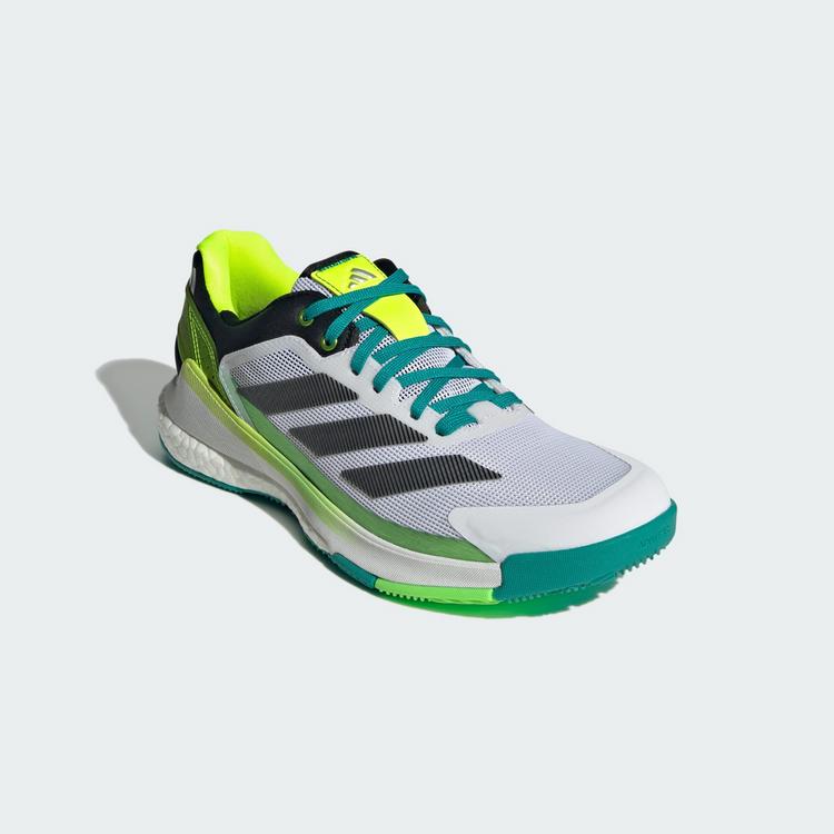 adidas adidas Crazyquick BOOST Padel-Schuh Tennisschuhe Herren - Cloud White / Core Black / Lime Burst - 3 | SportScheck