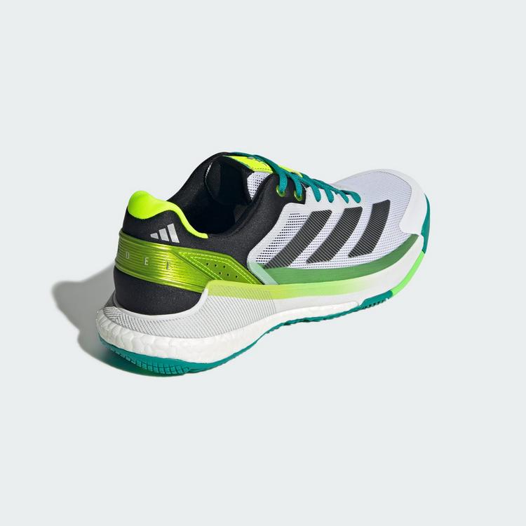 adidas adidas Crazyquick BOOST Padel-Schuh Tennisschuhe Herren - Cloud White / Core Black / Lime Burst - 4 | SportScheck