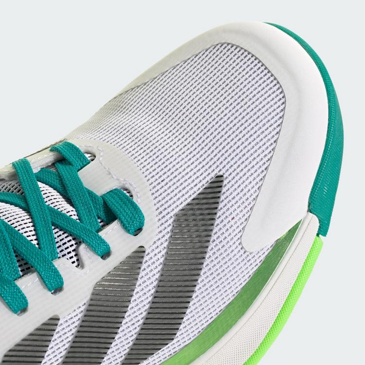 adidas adidas Crazyquick BOOST Padel-Schuh Tennisschuhe Herren - Cloud White / Core Black / Lime Burst - 7 | SportScheck