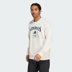 Rückansicht von adidas adidas Heritage Graphic Sweatshirt T-Shirt Herren Chalk White / Aurora Ivy