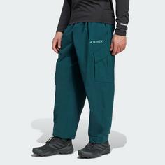Rückansicht von adidas Terrex Xploric Cargohose Wanderhose Herren Aurora Ivy