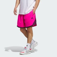 Rückansicht von adidas adidas Crazy Lite Shorts Basketball-Shorts Herren Shock Pink / Black