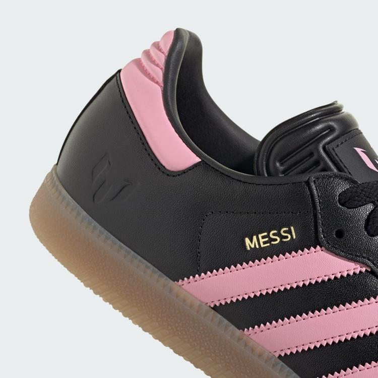 adidas adidas Samba Messi Schuh Fu&szlig;ballschuhe Herren - Core Black / Gold Metallic / Gum - 5 | SportScheck