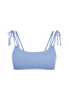 LSCN by Lascana Bustier-Bikini-Top Bikini Oberteil Damen rauchblau