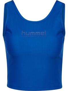 hummel hmlFAST CROPPED TOP Funktionstop Damen OLYMPIAN BLUE