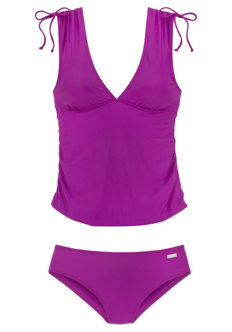 Lascana Lascana Tankini Bikini Set Damen - fuchsia - 0 | SportScheck