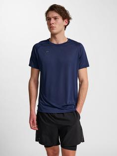 Rückansicht von Newline nwlBEAT T-SHIRT Funktionsshirt Herren BLACK IRIS