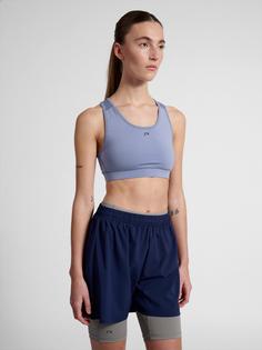 Rückansicht von Newline nwlLEAN SPORTS BRA Funktionsshirt Damen ACTIVE BLUE