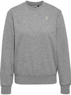 hummel hmlPULSE W SWEAT CREWNECK Funktionssweatshirt Damen GREY MELANGE