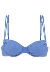 Copenhagen Studios B&uuml;gel-Bikini-Top Bikini Oberteil Damen - blau