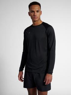 Rückansicht von Newline nwlBEAT T-SHIRT L/S Funktionsshirt Herren BLACK