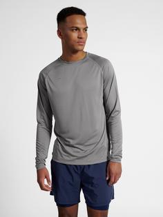 Rückansicht von Newline nwlBEAT T-SHIRT L/S Funktionsshirt Herren TITANIUM