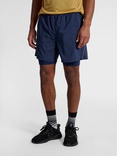 Rückansicht von Newline Funktionsshorts Herren BLACK IRIS 2