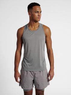 Rückansicht von Newline nwlBEAT SINGLET Funktionsshirt Herren TITANIUM