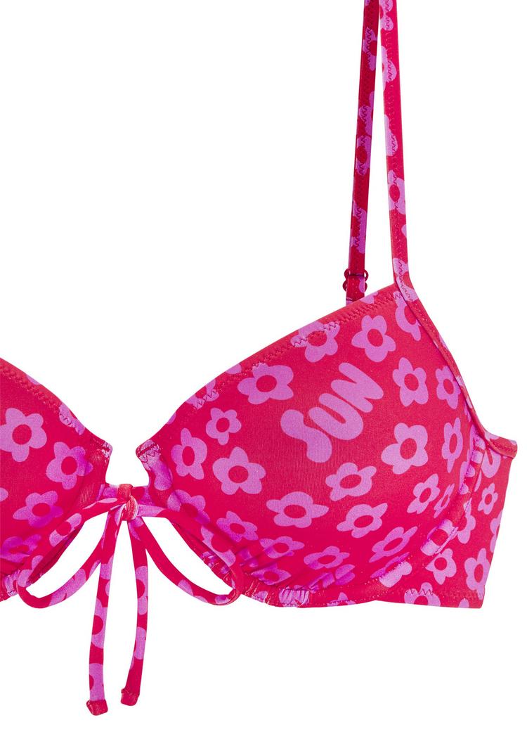 Buffalo Buffalo B&uuml;gel-Bikini Bikini Set Damen - rot-bedruckt - 1 | SportScheck