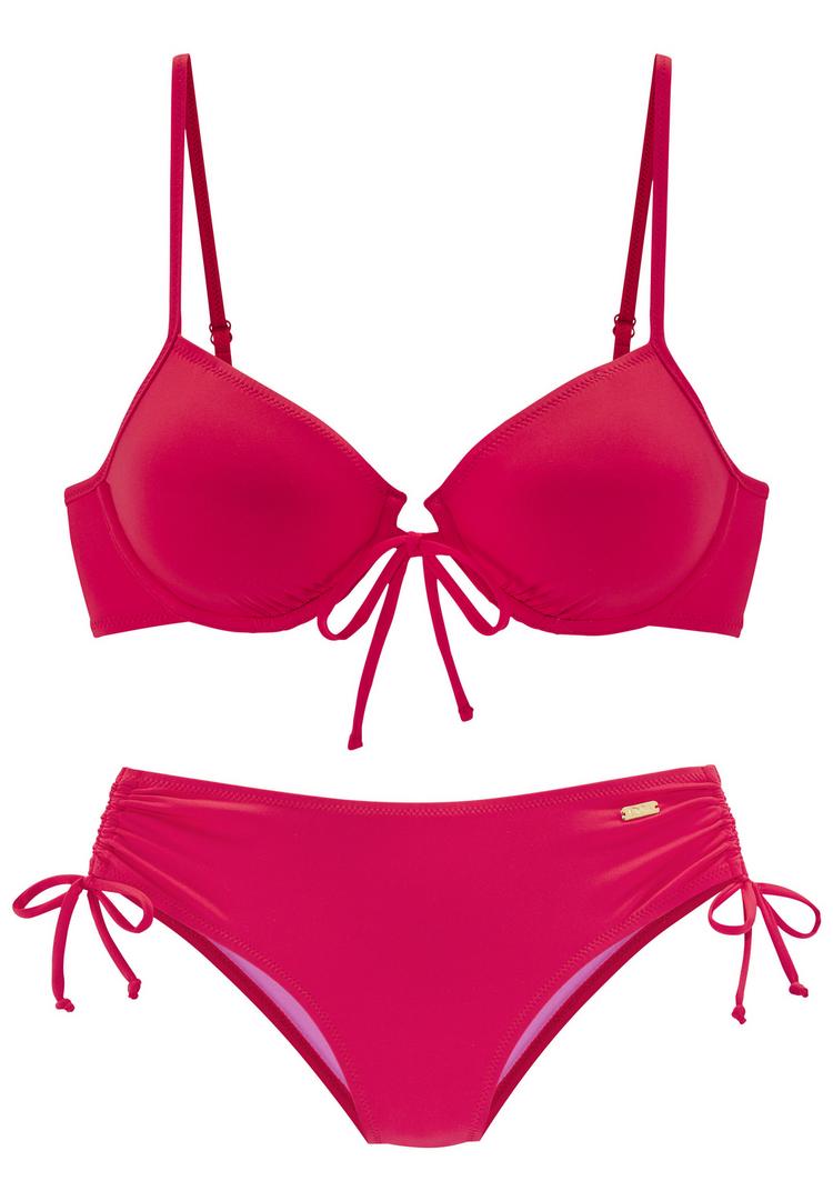 Buffalo Buffalo B&uuml;gel-Bikini Bikini Set Damen - neon rot - 0 | SportScheck