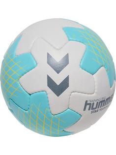 Rückansicht von hummel Handball OFF WHITE/LIGHT BLUE/YELLOW