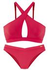 Buffalo Bustier-Bikini Bikini Set Damen - neon rot