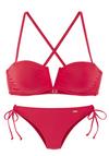 Buffalo Bandeau-Bikini Bikini Set Damen - neon rot