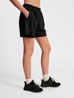 Rückansicht von Newline Funktionsshorts Damen BLACK