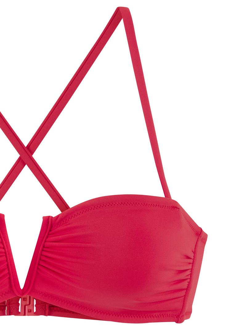 Buffalo Buffalo Bandeau-Bikini Bikini Set Damen - neon rot - 3 | SportScheck