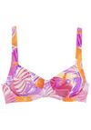 sunseeker B&uuml;gel-Bikini-Top Bikini Oberteil Damen - lila-orange