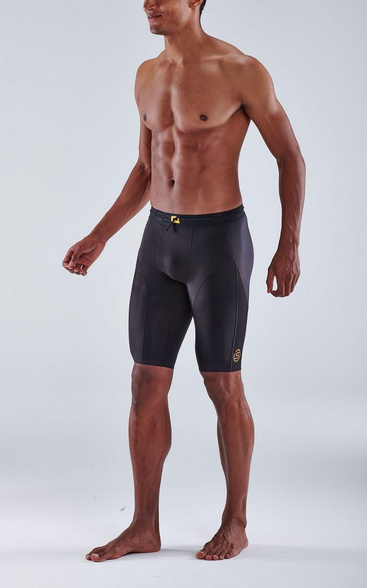 Skins Skins S5 Half tights Tights Herren - black - 2 | SportScheck