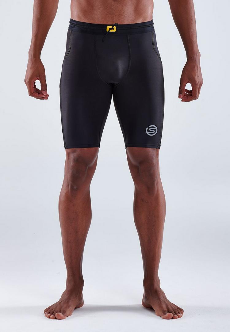 Skins Skins S3 Half tights Tights Herren - black - 0 | SportScheck