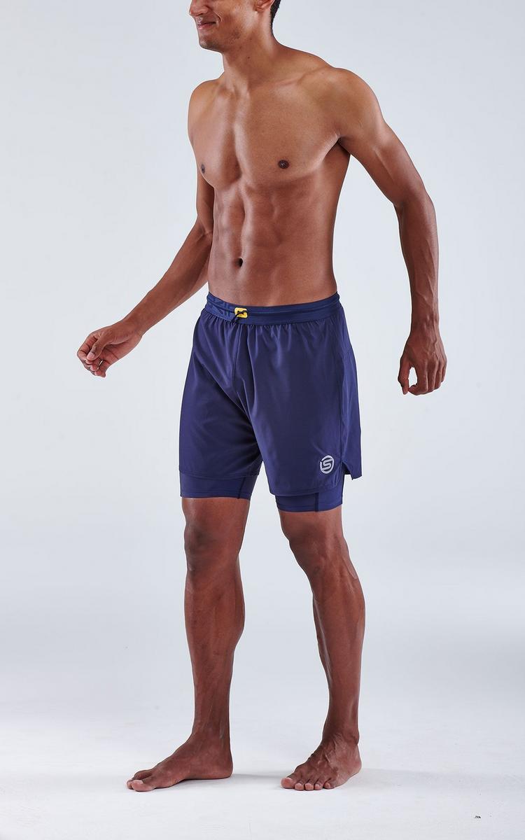 Skins Skins S3 Superpose Tights Herren - navy blue - 3 | SportScheck