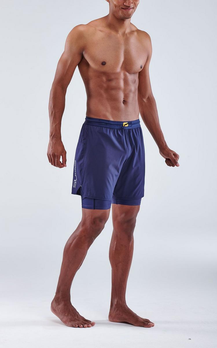 Skins Skins S3 Superpose Tights Herren - navy blue - 4 | SportScheck